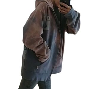 Onitsuka Tiger Vintagr tiedye zip up hoodie jacket sweater unisex